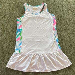 Lilly Pulitzer luxletic Sleeveless Dress with Ruffle Hem